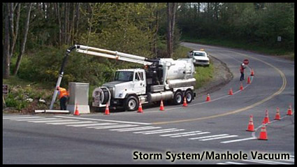 Storm System/Manhole Vacuum